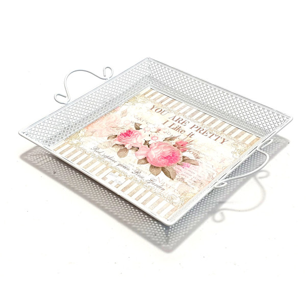 Padėklas metalinis (34*34cm)