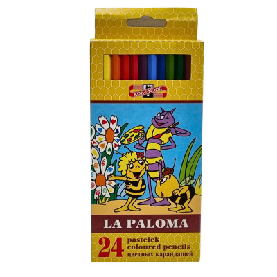 Pieštukai spalvoti 24vnt. 1