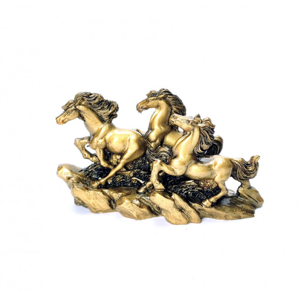 Statulėlė Trys bėgantys žirgai (14.5*5.5, H9)