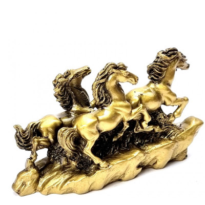 Statulėlė Trys bėgantys žirgai (14.5*5.5, H9) 5
