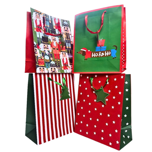 Kalėdinis maišelis dovanoms (26,4*33*13,7 cm)