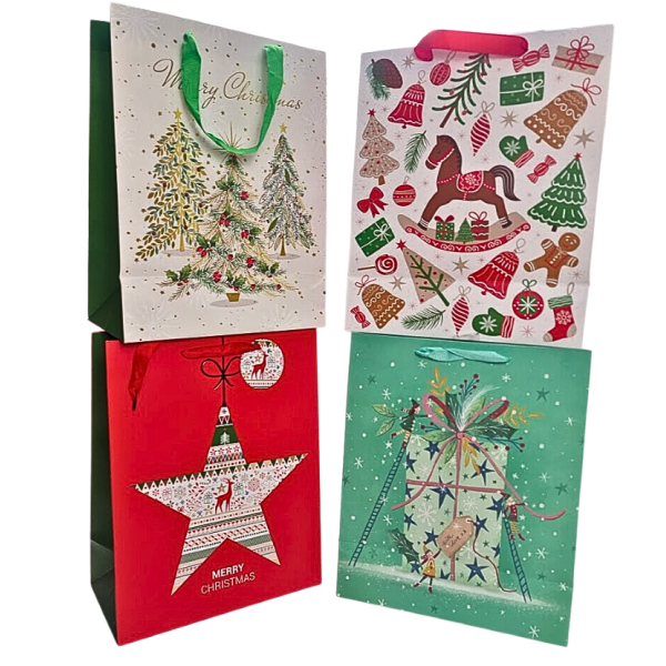 Kalėdinis maišelis dovanoms (33*26,4*13,7 cm)