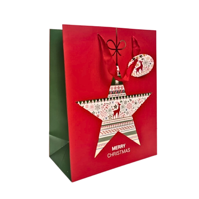 Kalėdinis maišelis dovanoms (33*26,4*13,7 cm) 5