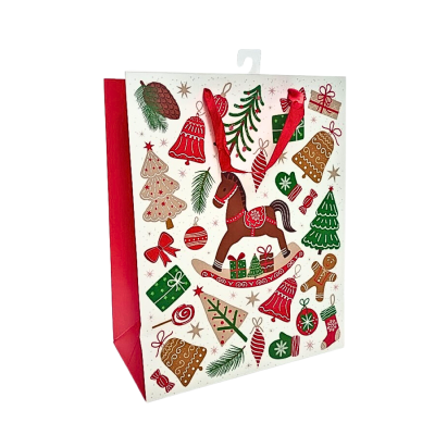 Kalėdinis maišelis dovanoms (33*26,4*13,7 cm) 3