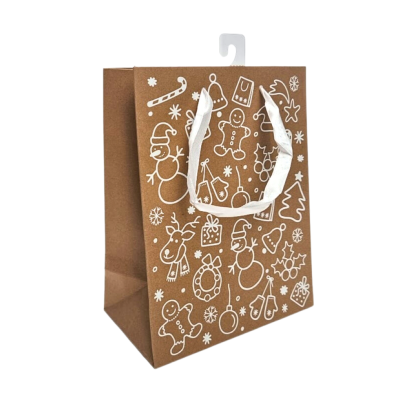 Kalėdinis maišelis eko (17,8*22,8*9,8 cm) 3