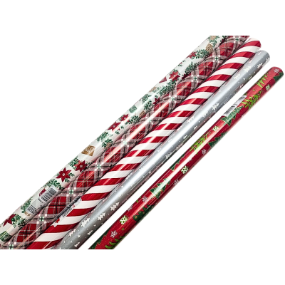 Kalėdinis popierius dovanoms (200*70 cm)