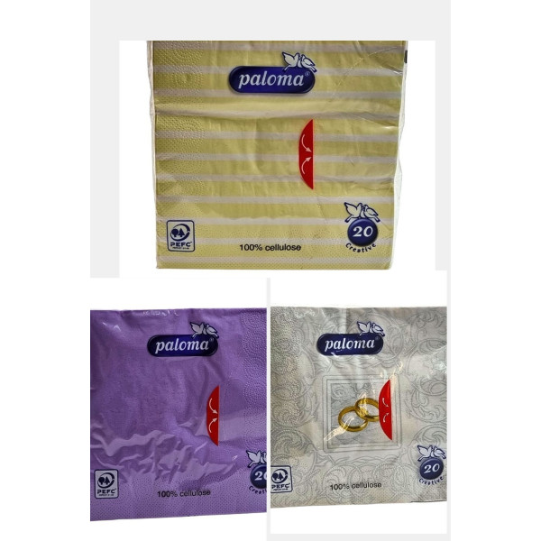 Servetėlės Paloma (33x33 cm)