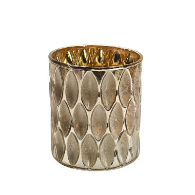 Stiklinė žvakidė (D8 H9cm)