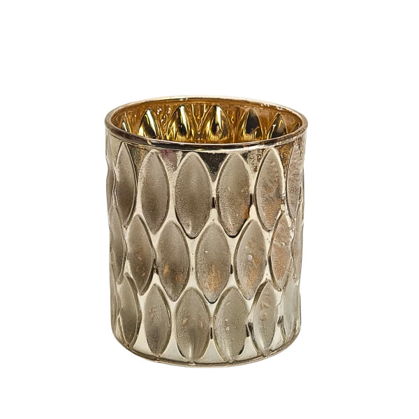 Stiklinė žvakidė (D8 H9cm)