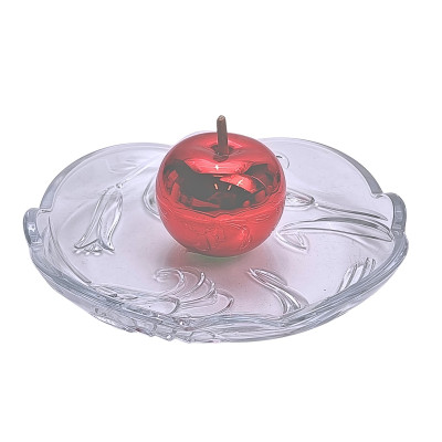 Lėkštė stiklinė (D18.5 H3) 2