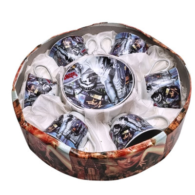 Puodelių rinkinys 6 asm (8 cm)