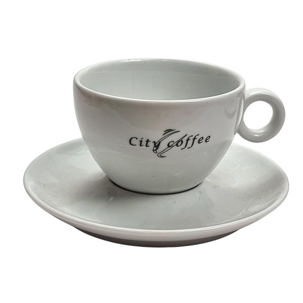 Puodelis su lėkštute