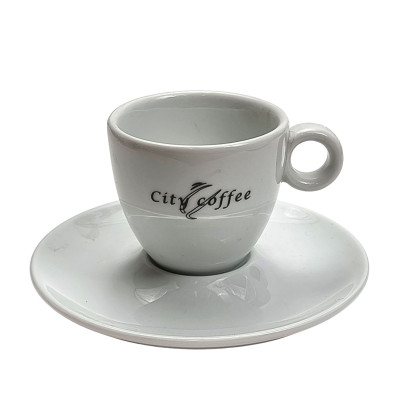 Puodelis su lėkštute