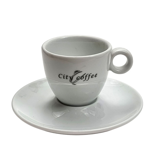 Puodelis su lėkštute