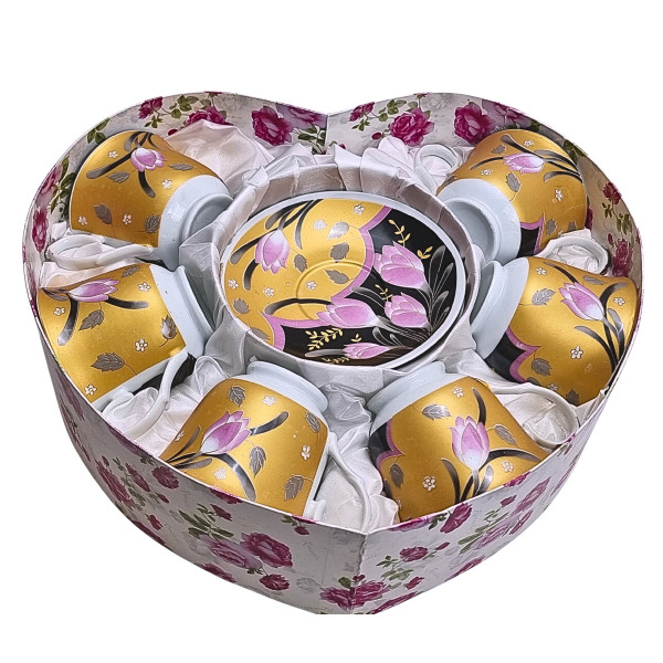 Puodelių rinkinys 6 asm (7,5 cm) -60 proc