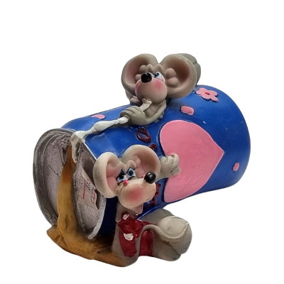 Taupyklė skardinė su pelėmis (14cm) 2