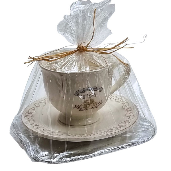 Puodelis ir lėkštutė (7 cm)