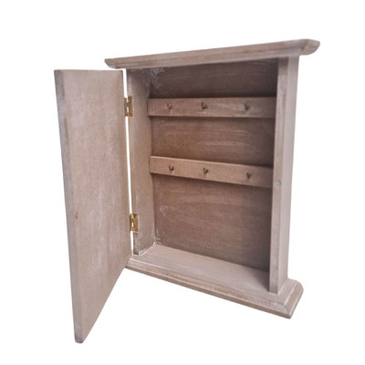 Medinė dėžutė raktams (21.5*6.5 H26.5cm) 2