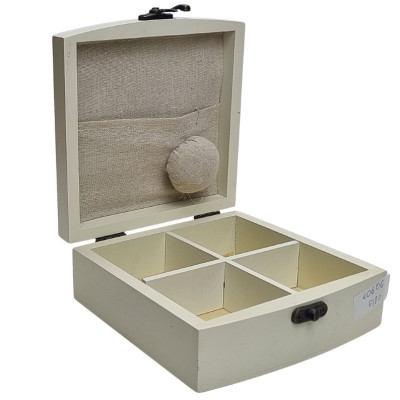 Dėžutė siuvimo reikmenims 40606 (15*14.5 H6.5) 2