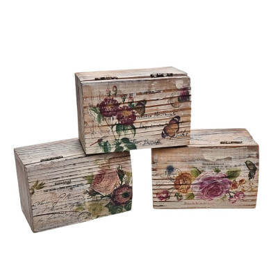 Medinė dėžutė (9.3*6.5 H5.7)