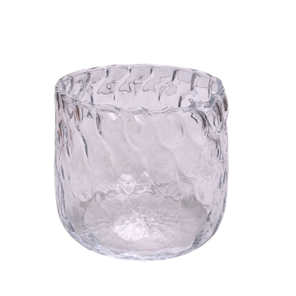 Vaza stiklinė (D13 H12cm)