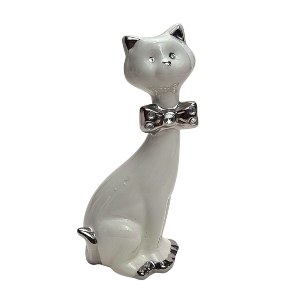 Porcelianinė statulėlė kačiukas (8.5*6.5 H16cm)