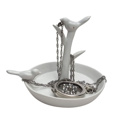 Lėkštutė papuošalams paukščiai (D9.5 H8.5cm) 2