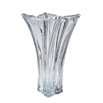 Vaza stiklinė Bohemia Florale (14*14 H28cm)