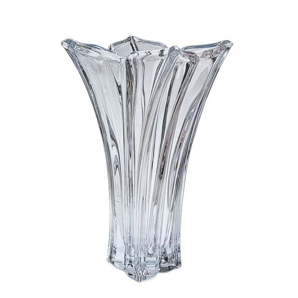 Vaza stiklinė Bohemia Florale (14*14 H28cm)