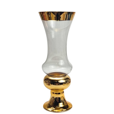 Vaza stiklinė (D13 H35cm)