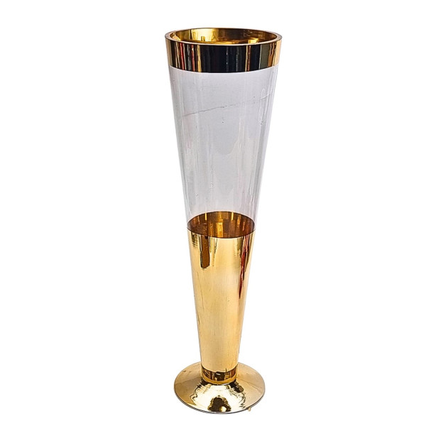 Vaza stiklinė (D12 H30cm)