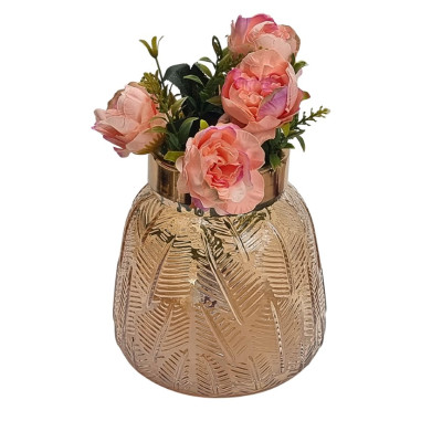 Vaza stiklinė 54436 (D16 H16cm) 2