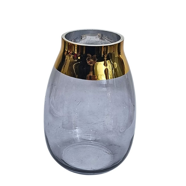 Vaza stiklinė (D16 H23cm)