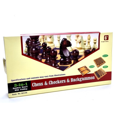 Žaidimas šaškės ir nardai 2in 1 2