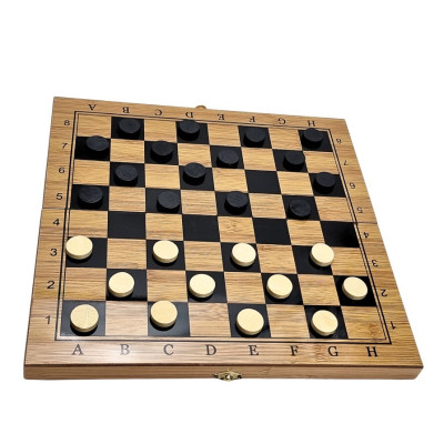 Žaidimas šaškės ir nardai 2in 1 5