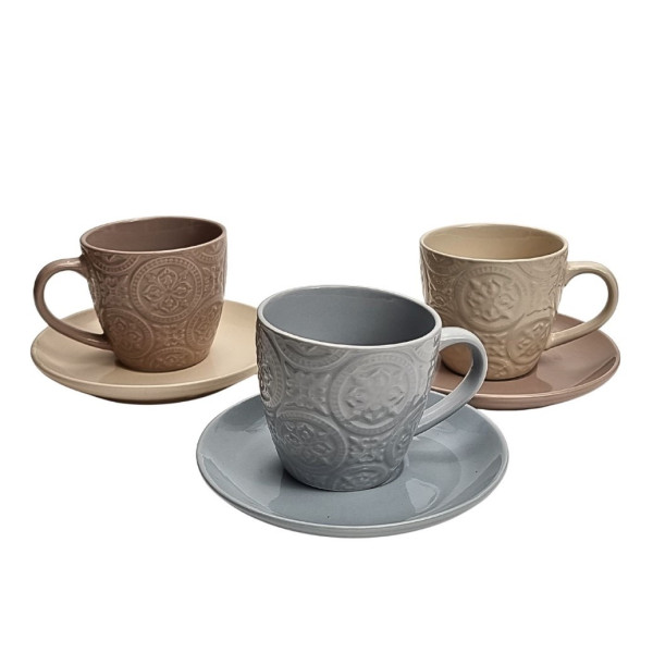 Puodelis su lėkštute (7,5 cm)