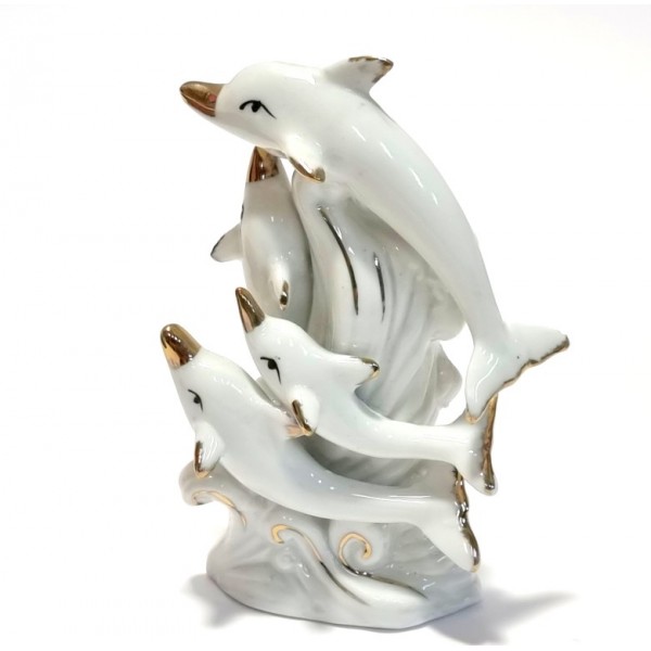 Porcelianiniai delfinai (11cm)