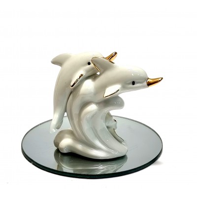 Porcelianiniai delfinai (10cm) 2