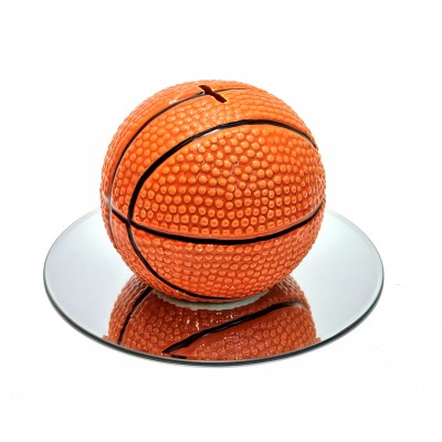 Keramikinė taupyklė krepšinio kamuolys (14 cm)