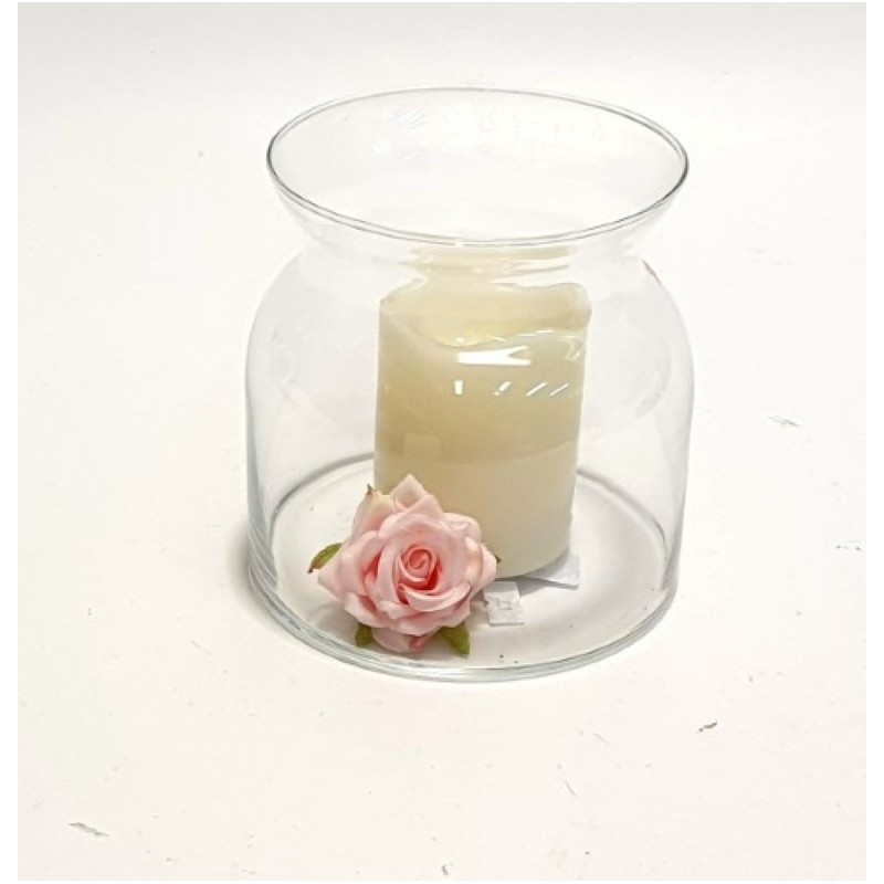 Vaza stiklinė (15 cm)