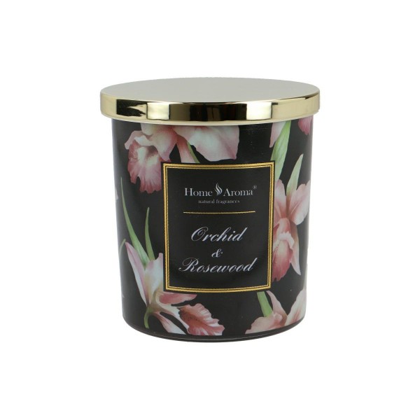 Aromatinė žvakė Home Aroma "Orchid & Rosewood" (10 cm)