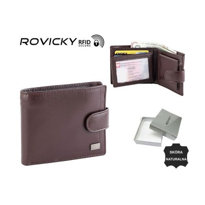 Vyriška piniginė Rovicky RFID (11x9cm) 1