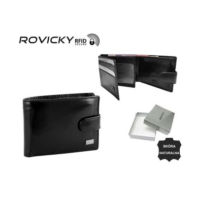 Vyriška piniginė Rovicky RFID (11x9cm) 1