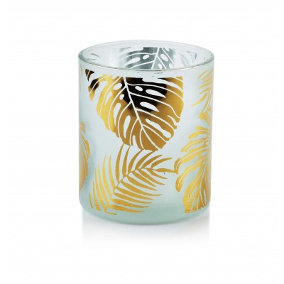 Žvakidė stiklinė AffekDesign Jungle (D8.5 H10cm) 1