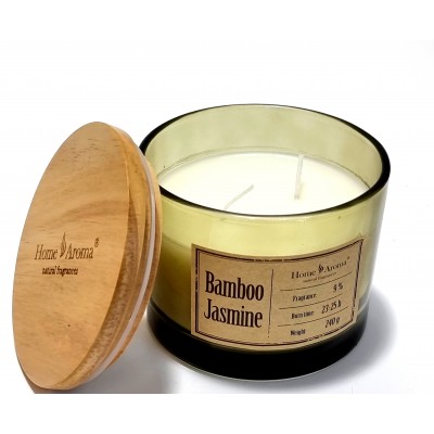 Žvakė aromatinė Home Aroma "Bamboo Jasmine" (25val.) 2