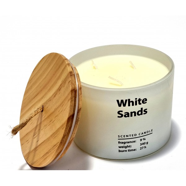 Žvakė aromatinė Home Aroma "White Sands" (27val.)