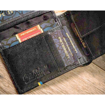 Vyriška piniginė Peterson RFID Ukraina (11*9*2.5cm) 8
