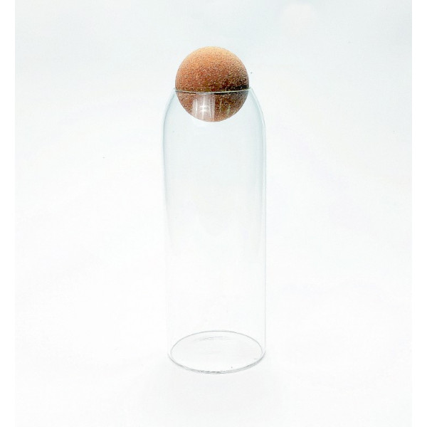 Stiklinis indas su kamščiu (1.3L)