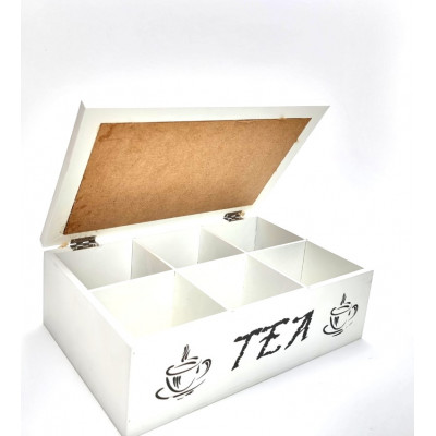 Medinė dėžutė arbatai (25x16x8cm) 2