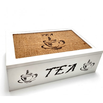 Medinė dėžutė arbatai (25x16x8cm) 3